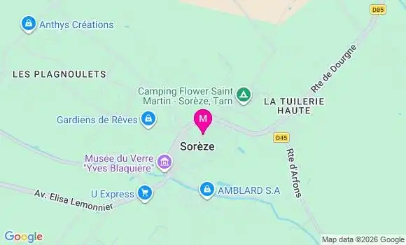 Localisation Ehpad Saint Vincent Sainte Croix