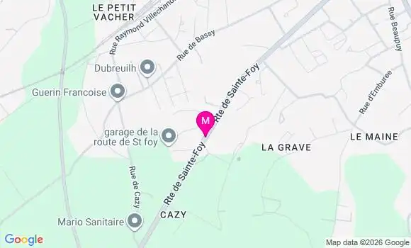 Localisation Ehpad de Mussidan