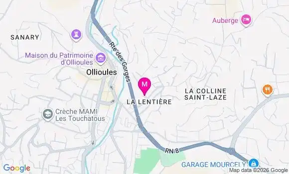 Localisation Ehpad Lou Jas