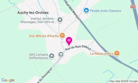 Localisation Centre de Soins Pevele