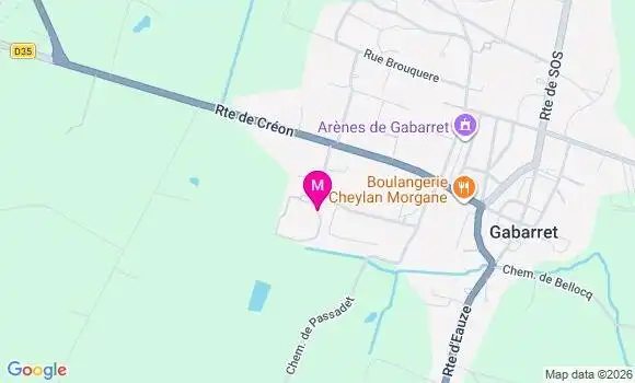 Localisation Ehpad Résidence les Ajoncs