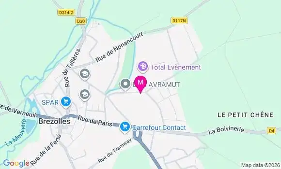 Localisation Ehpad Résidence la Rose des Vents
