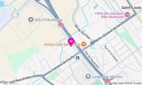 Localisation Ehpad sur Saint Louis