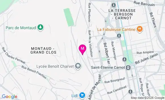 Localisation Ehpad Saint Vincent de Paul