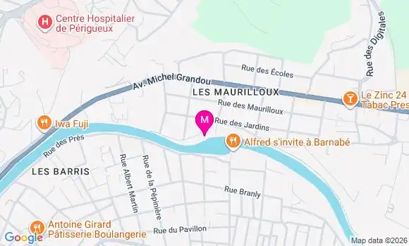 Localisation Ehpad Korian les Bords de l