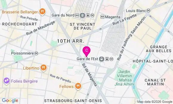 Localisation Centre de Santé Access Radiologie Paris 10
