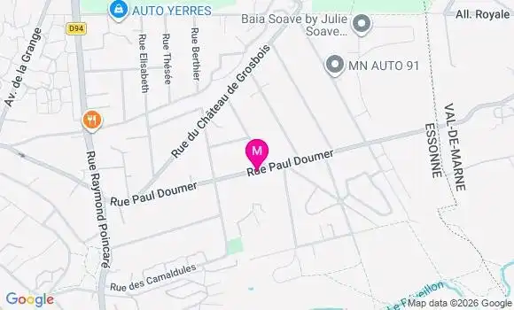 Localisation Ehpad Résidence Asphodia