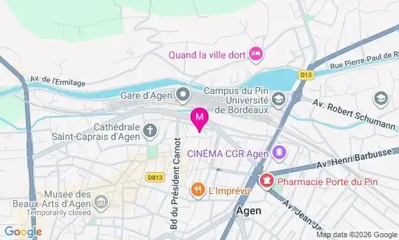 Localisation Ehpad Les Remparts