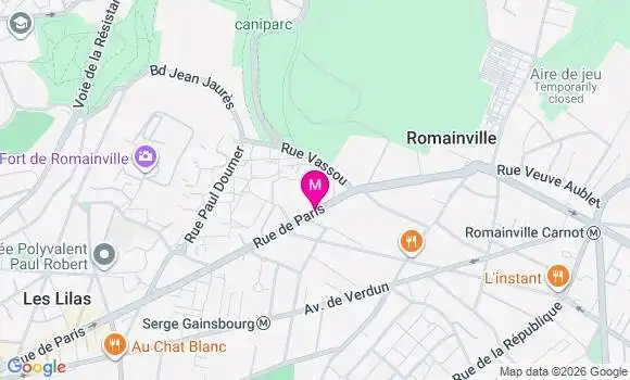 Localisation Espace Santé Meva Lenine