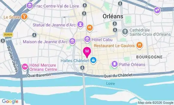 Localisation Centre Médical Orleans Thiers