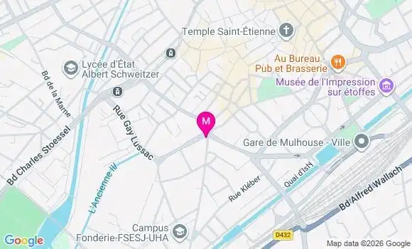 Localisation Centre de Soins Fonderie