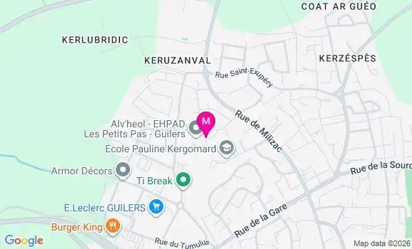 Localisation Ehpad Les Petits Pas
