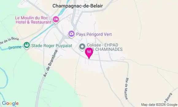 Localisation Ehpad Résidence les Chaminades