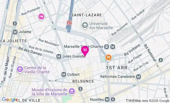 Localisation Centre de Santé Dentali