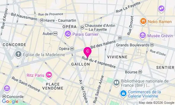 Localisation Centre de Santé Dentaire Dentalplan Opera