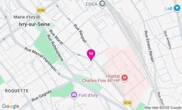Localisation Centre de Santé Dentaire Marat