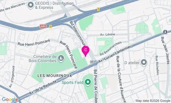 Localisation Centre de Santé Asnieres sur Seine
