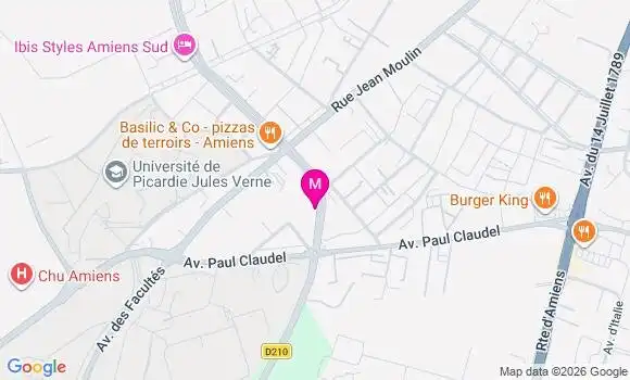 Localisation Centre Dentaire Amiens