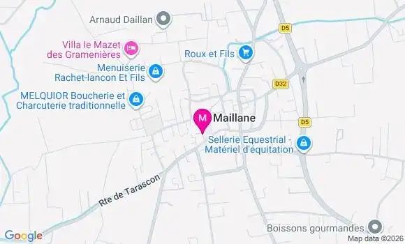 Localisation Ehpad Oustau DI Daillan
