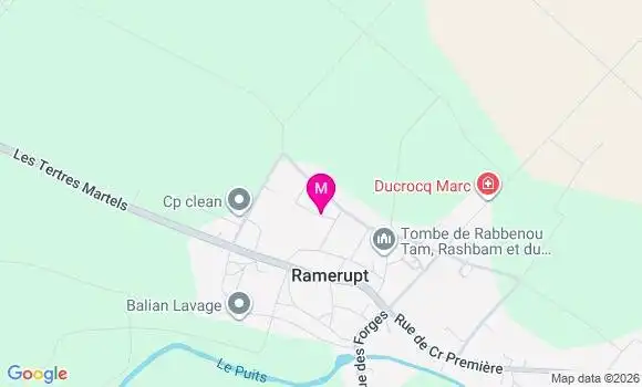 Localisation Ehpad La Maison du Pays de Ramerupt