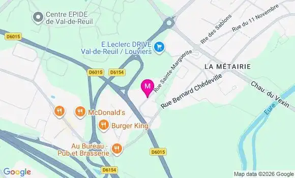 Localisation Ehpad Themis les Rivalieres Vaudreuil