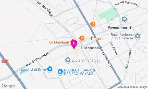 Localisation Centre de Santé Apdb