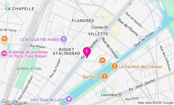 Localisation Centre de Santé Flandre