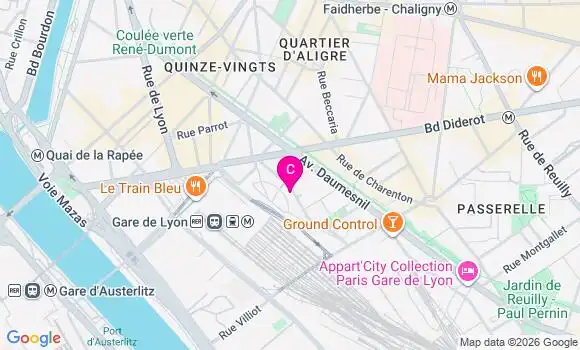 Localisation Centre de Santé Gare de Lyon Ophsem