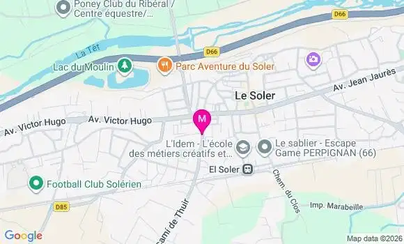 Localisation Ehpad Les Lauriers Roses