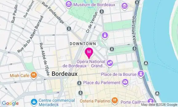 Localisation Centre de Santé Dentaire Bordeaux Montaigne