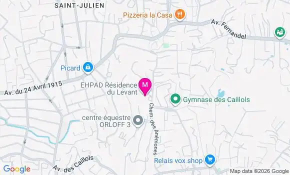 Localisation Ehpad Résidence du Levant