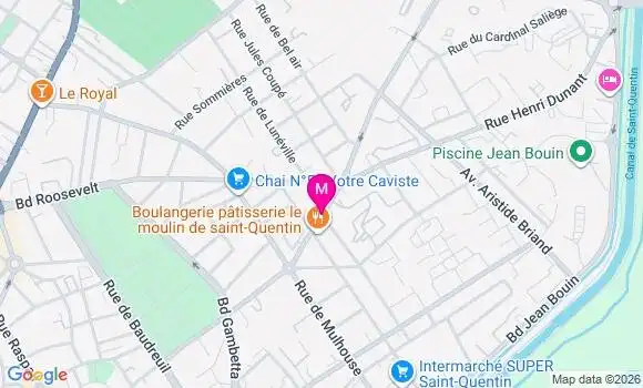 Localisation Centre de Santé Asvp Saint Quentin