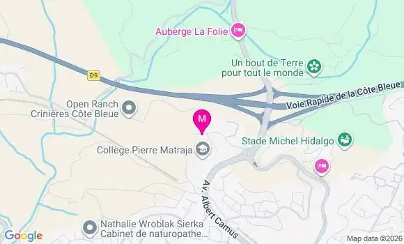 Localisation Ehpad Les Terrasses de Sausset