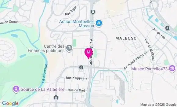 Localisation Centre de Santé Dentaire Oralys