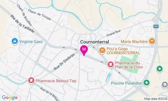 Localisation Centre Dentaire de Cournonterral Medea