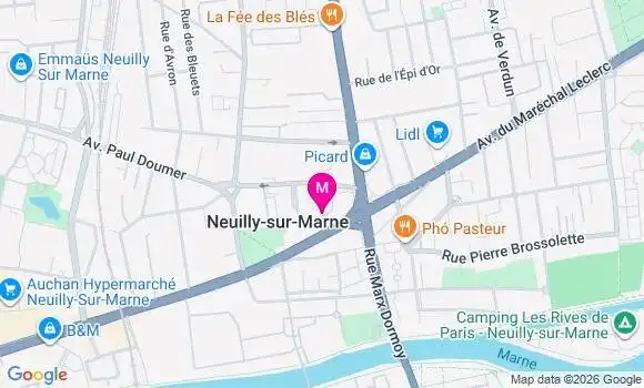 Localisation Centre de Santé Médico Dentaire Avenir