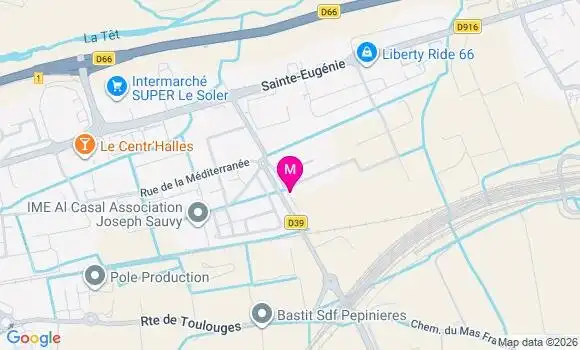 Localisation Ehpad Sainte Eugenie