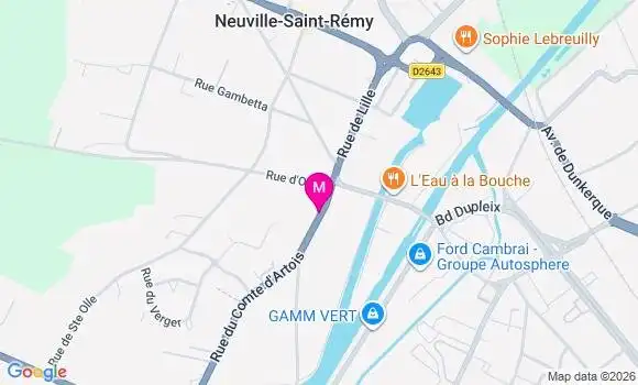Localisation Ehpad George Morchain