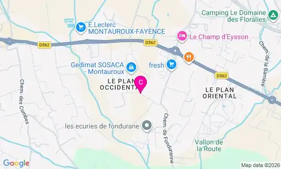 Localisation Centre de Santé Visio Azur
