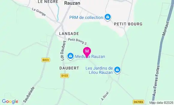 Localisation Ehpad Villa Presentine