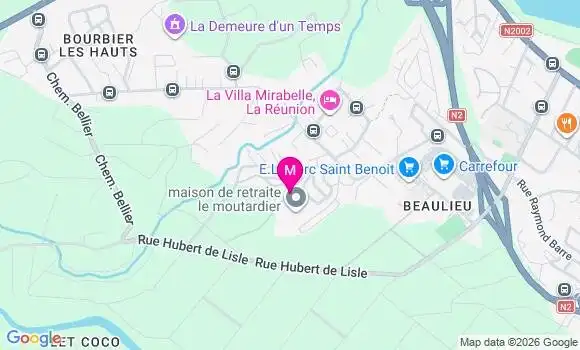 Localisation Ehpad Le Moutardier