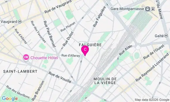 Localisation Centre de Santé Falguiere