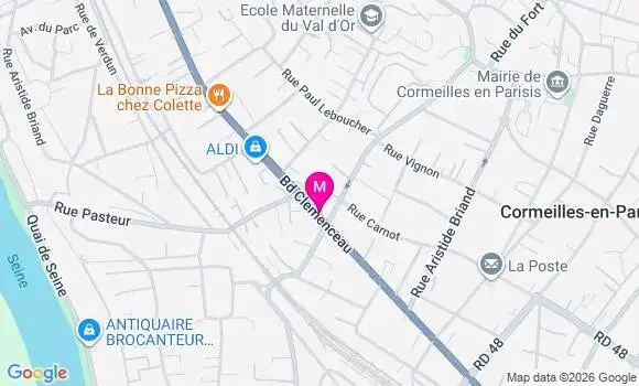 Localisation Centre de Santé Dentaire et Orthodontique