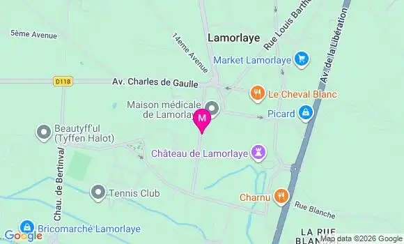 Localisation Centre de Santé Municipal de Lamorlaye