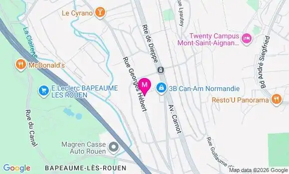 Localisation Ehpad Chg la Filandiere