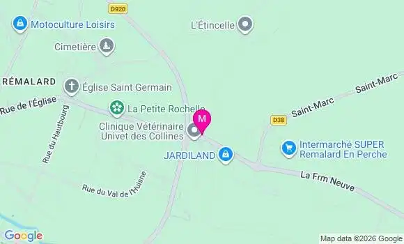 Localisation Centre Territorial de Rémalard