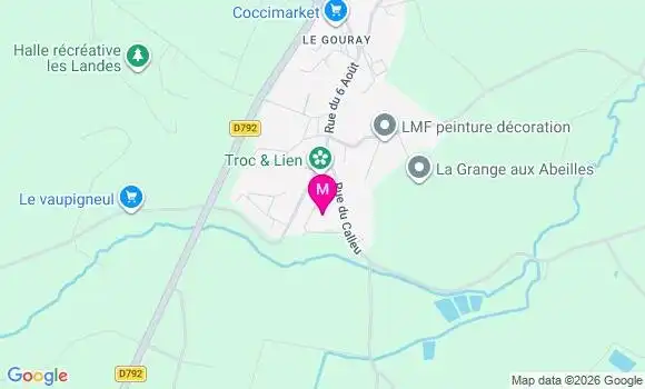 Localisation Centre de Santé du Mene