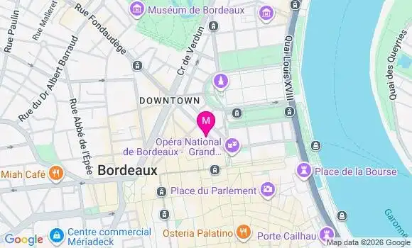 Localisation Centre de Santé Acces Vision Bordeaux