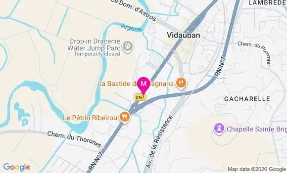 Localisation Centre de Santé Dpv