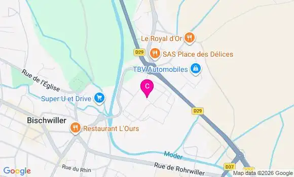 Localisation Centre de Santé Médical du Sonnenhof